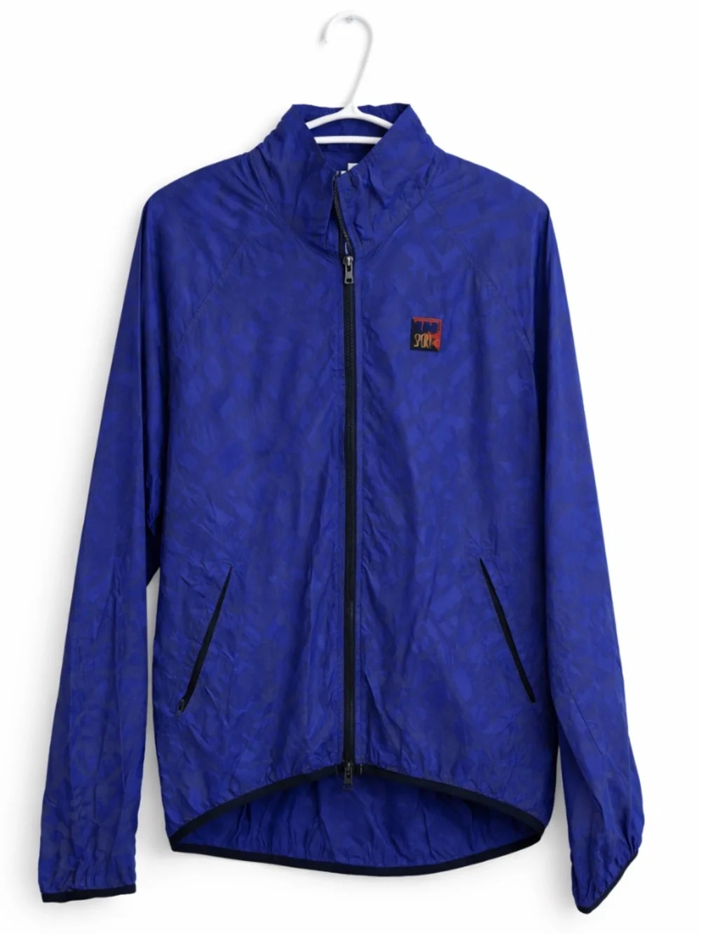 Vintage InSport High-Visibility Blue Reflective Running Jacket – Size Medium EUC - Picture 2 of 14